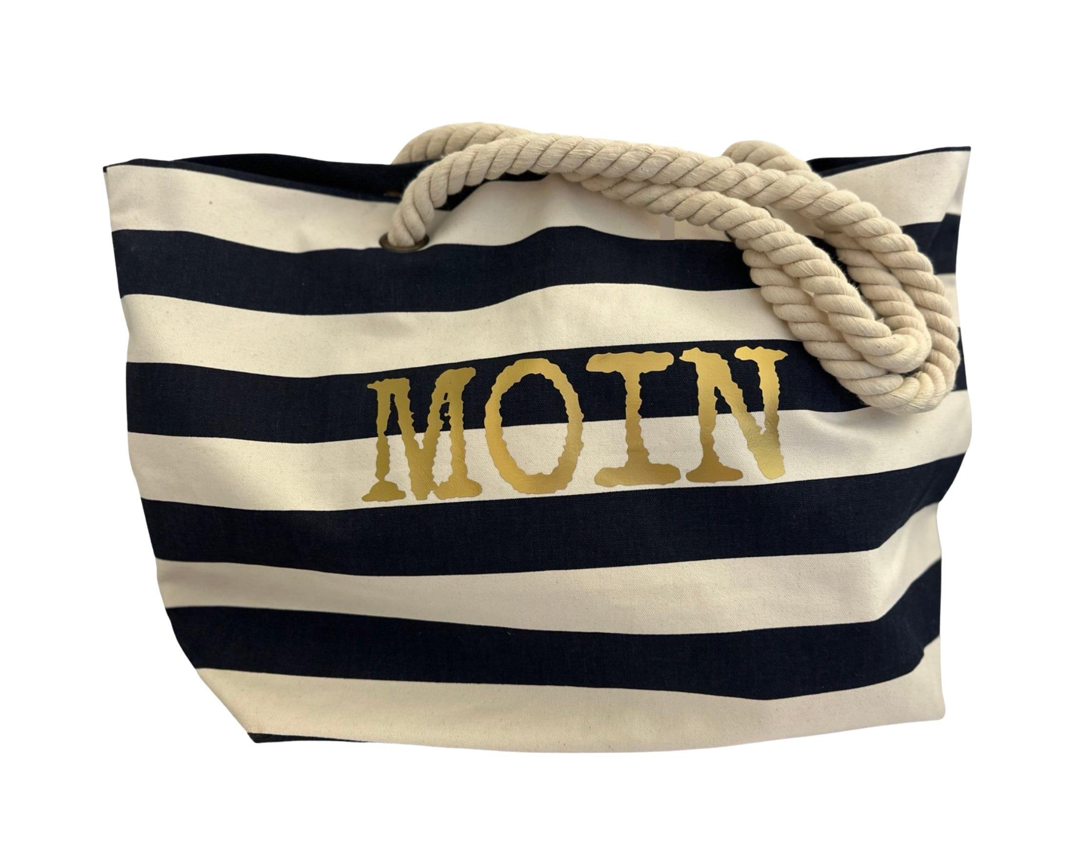 Tasche MOIN | Strandtasche | Shopper gestreift - Roo's Gift Shop