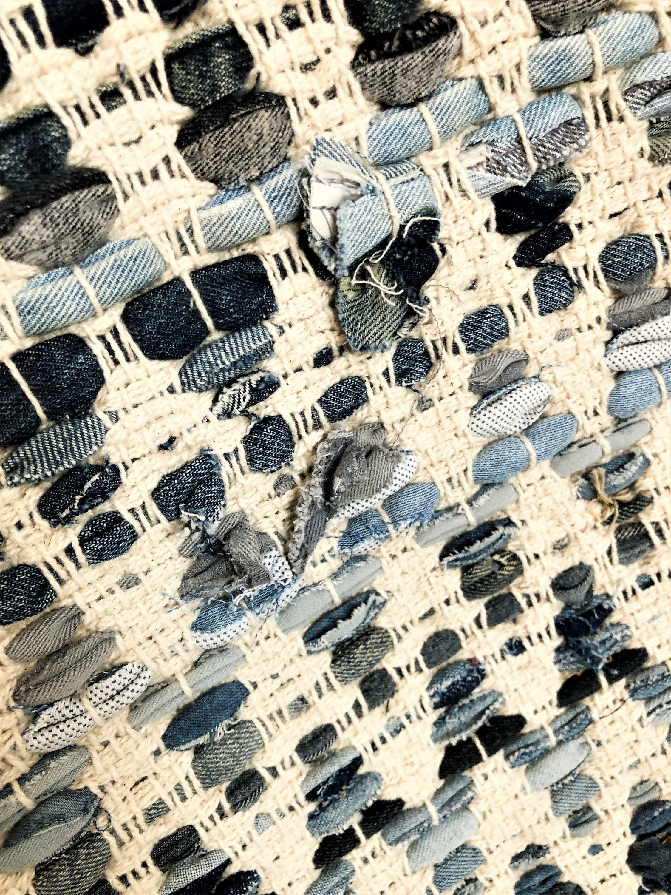 Tasche | Ethno Jeans | mit Lederhenkeln - Roo's Gift Shop