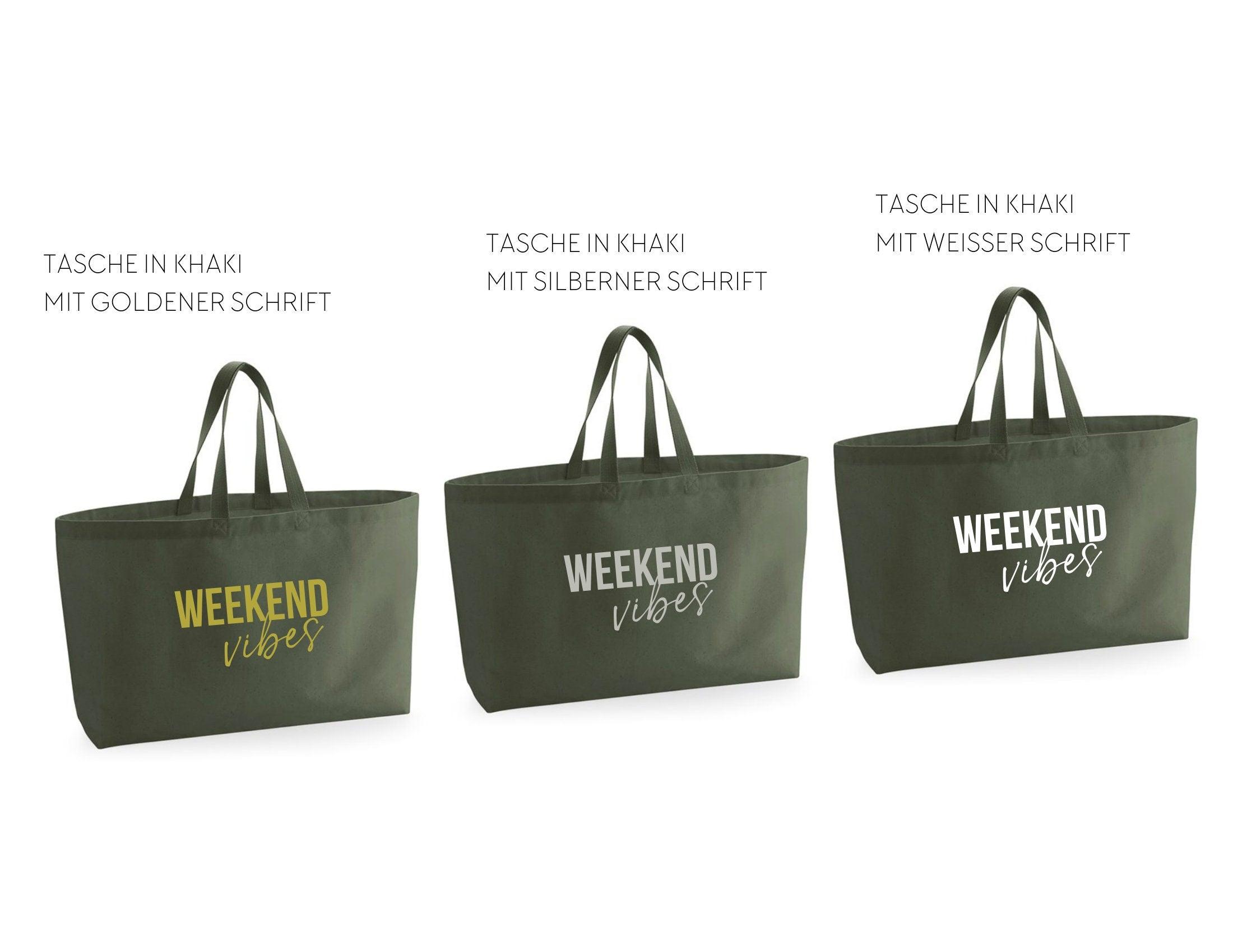 Tasche | Oversized Strandtasche | Weekend Vibes - Roo's Gift Shop
