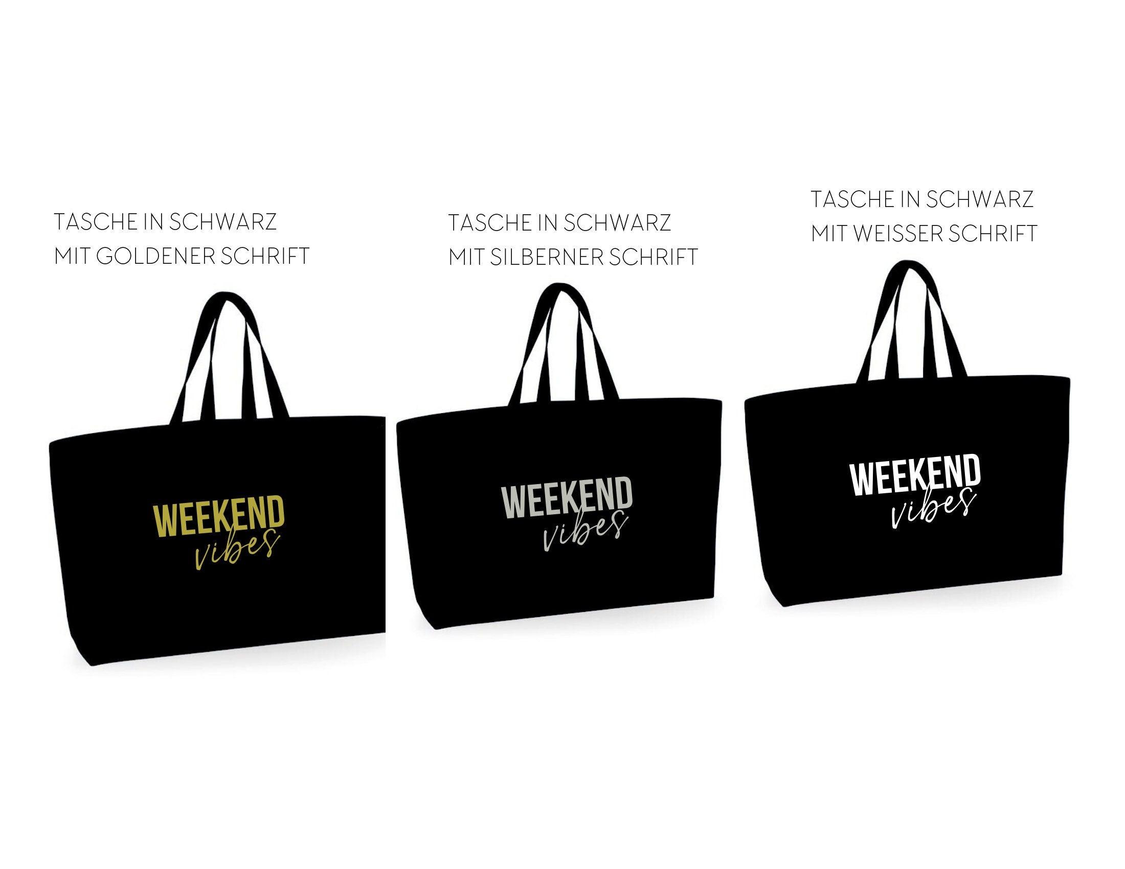 Tasche | Oversized Strandtasche | Weekend Vibes - Roo's Gift Shop