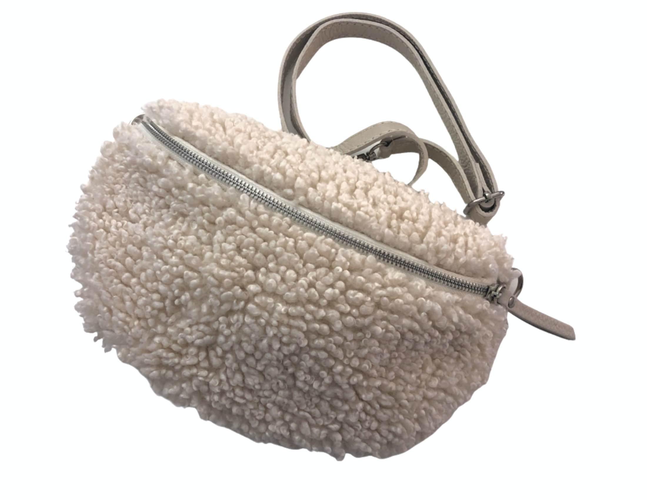 Tasche | Teddy Bauchtasche | beige taupe braun schwarz - Roo's Gift Shop