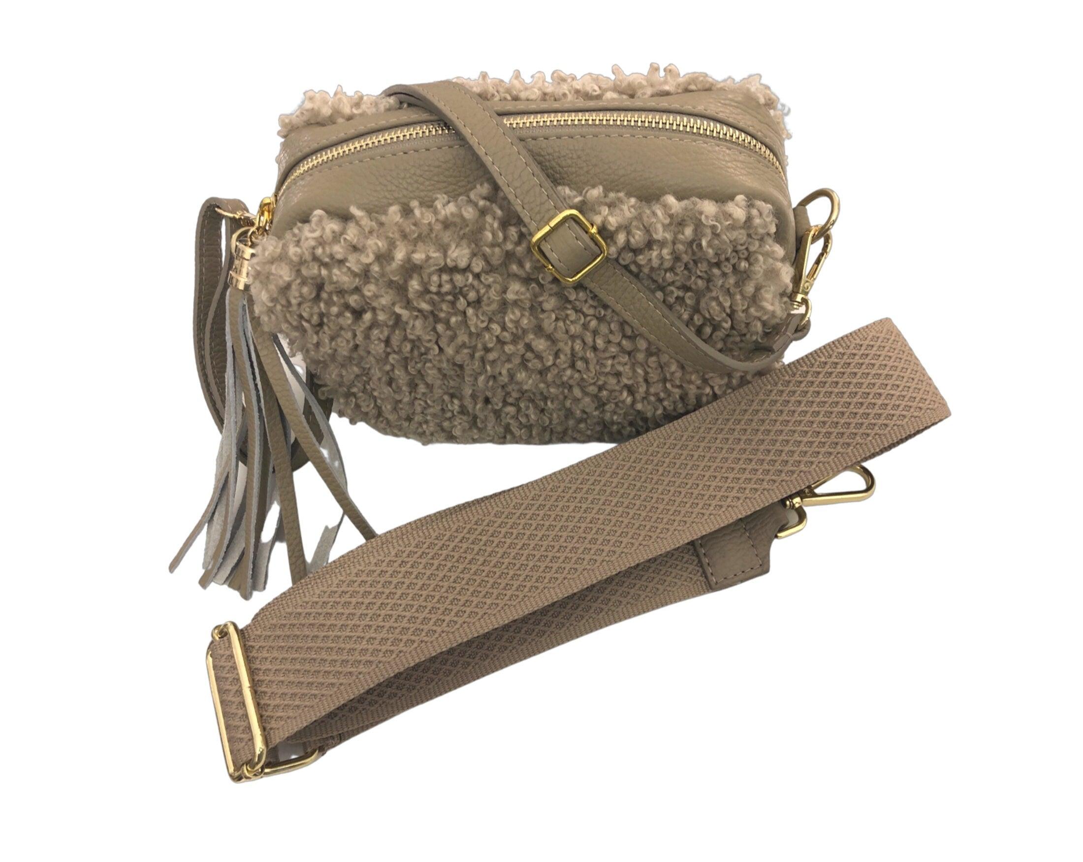 Tasche | Teddy | Cross Body Bag | beige - Roo's Gift Shop