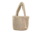 Tasche Teddyfell | Plüsch Teddytasche beige, taupe, schwarz - Roo's Gift Shop