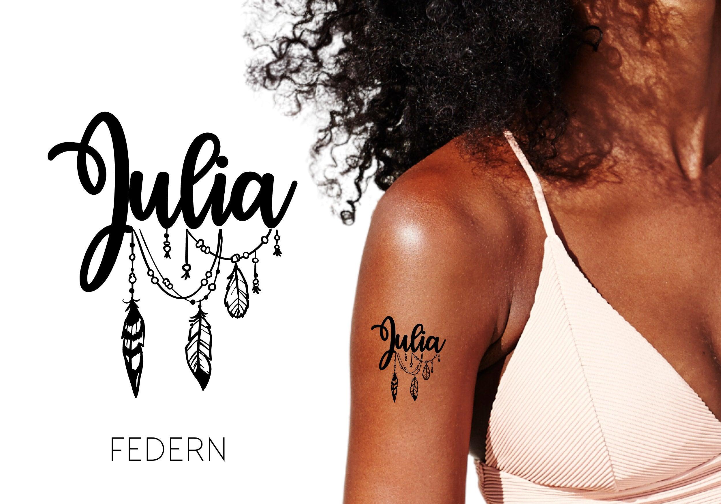 Tattoo | Boho | personalisiert | temporär | 3er Set - Roo's Gift Shop