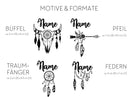 Tattoo | Boho | personalisiert | temporär | 3er Set - Roo's Gift Shop