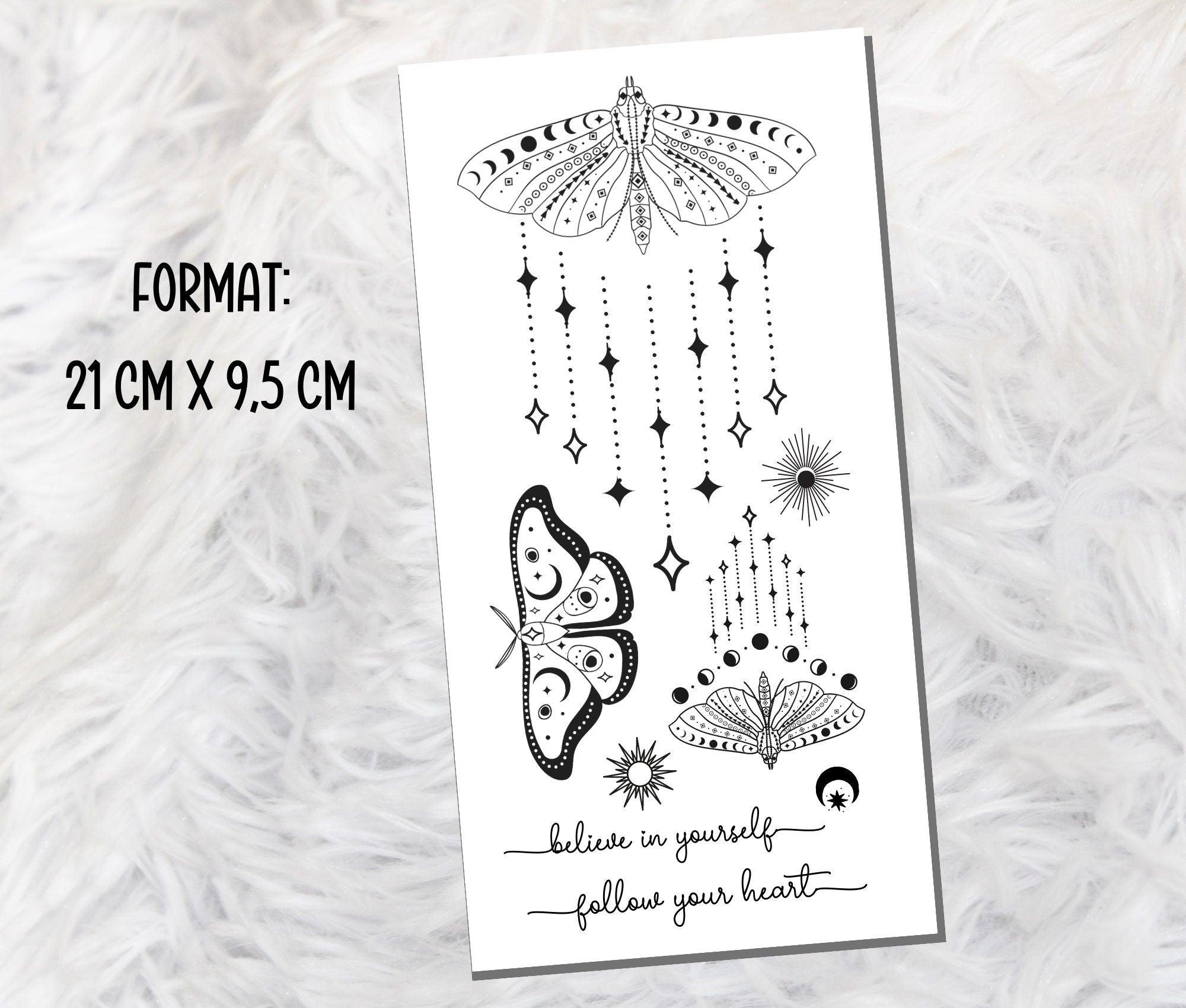 Tattoo | temporär | Set Schmetterlinge - Roo's Gift Shop