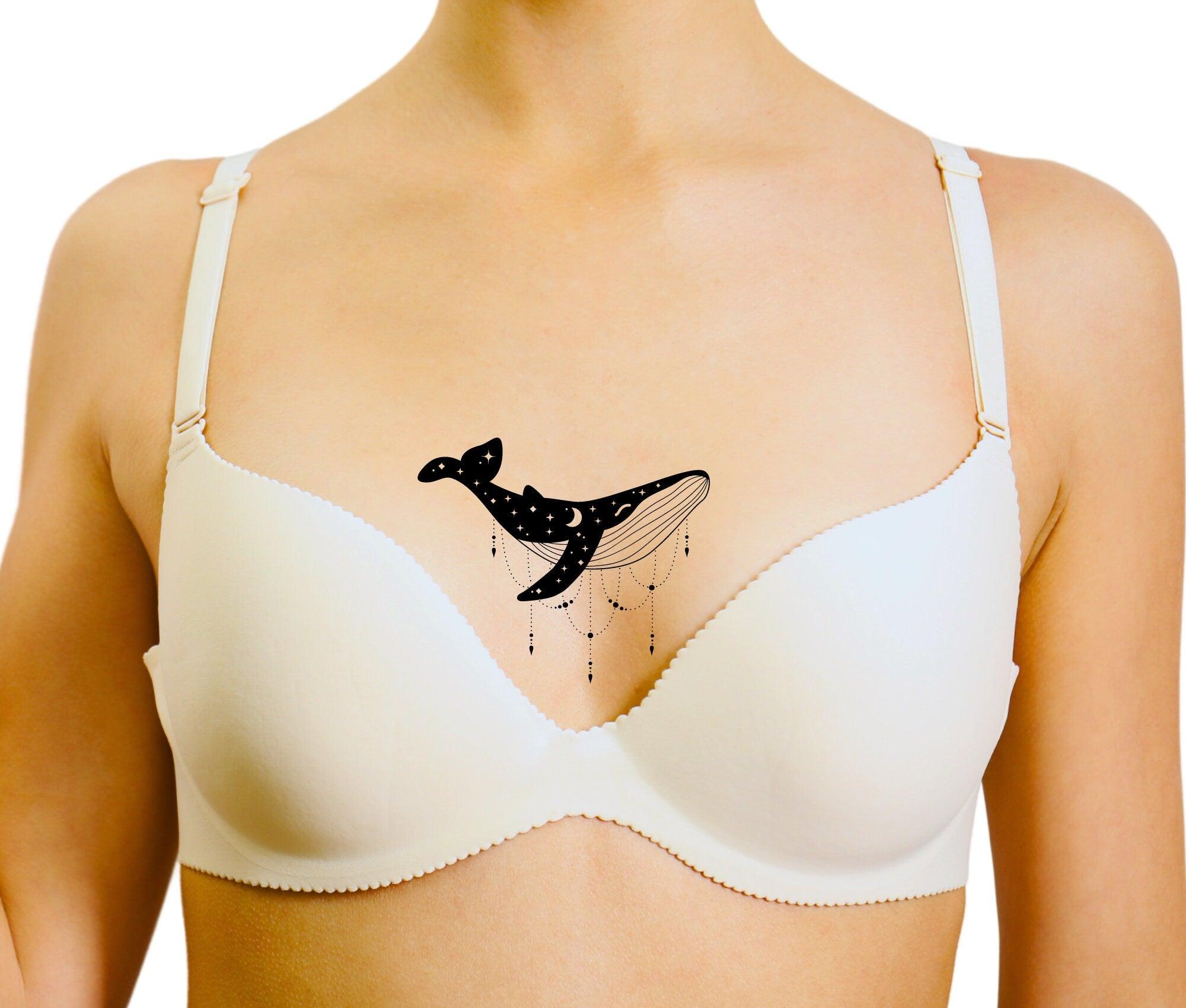 Tattoo | temporär | Set Wal, Mond, Katze - Roo's Gift Shop