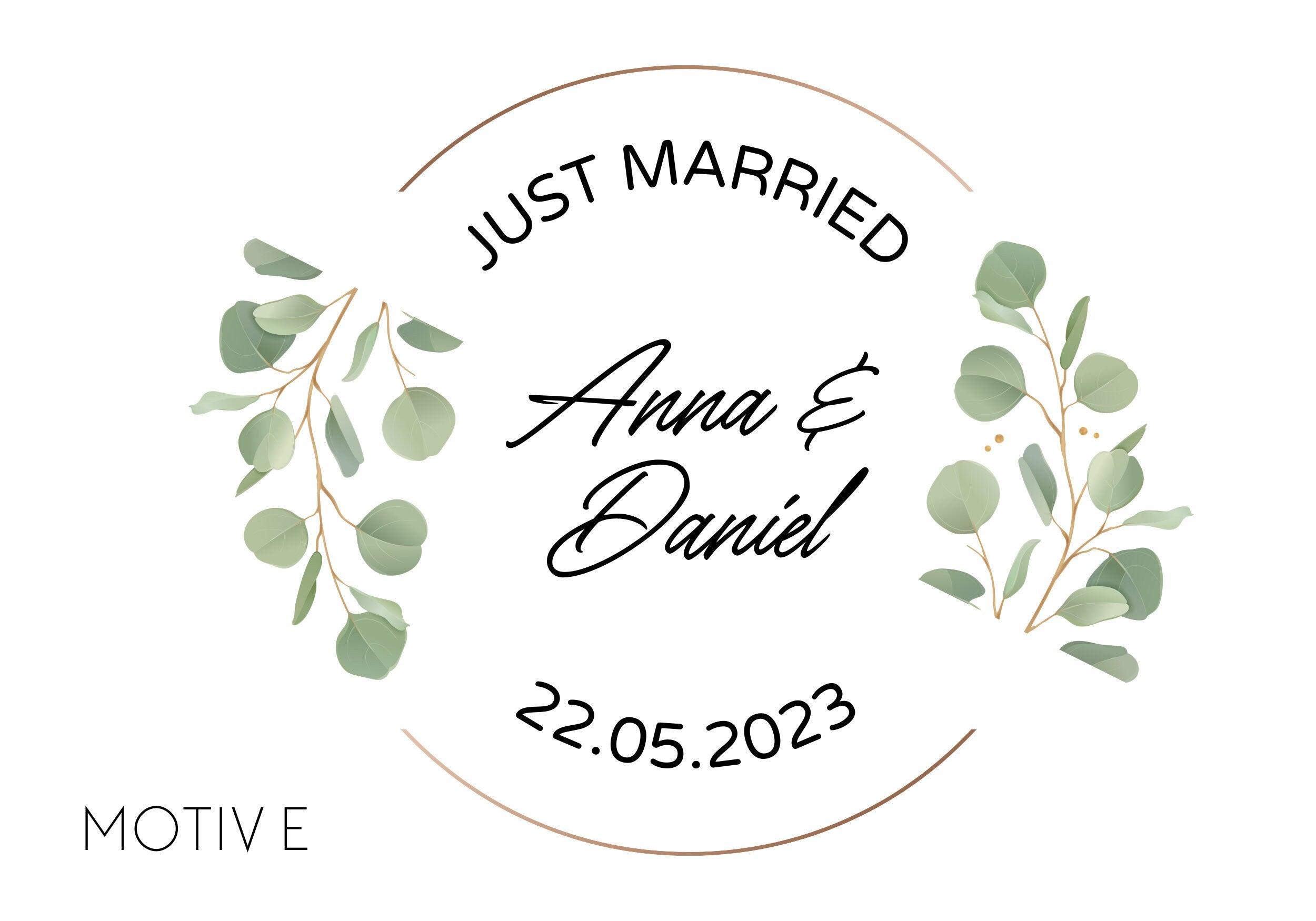 Tattoo | temporäres Hochzeits-Tattoo | JGA | personalisiert - Roo's Gift Shop