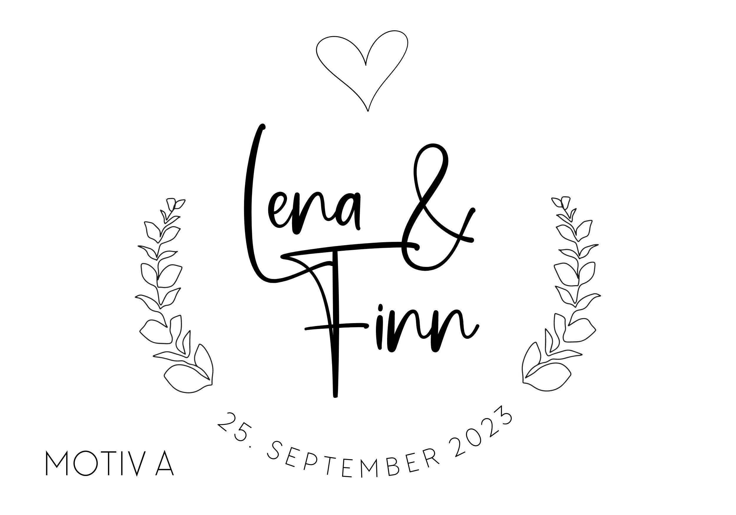 Tattoo | temporäres Hochzeits-Tattoo | JGA | personalisiert - Roo's Gift Shop