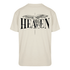 Unisex T-Shirt Übergröße Heaven Back - Offwhite - Roo's Gift Shop