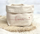 Utensilo | Personalisiert | Stoffkorb Baby Name - Roo's Gift Shop