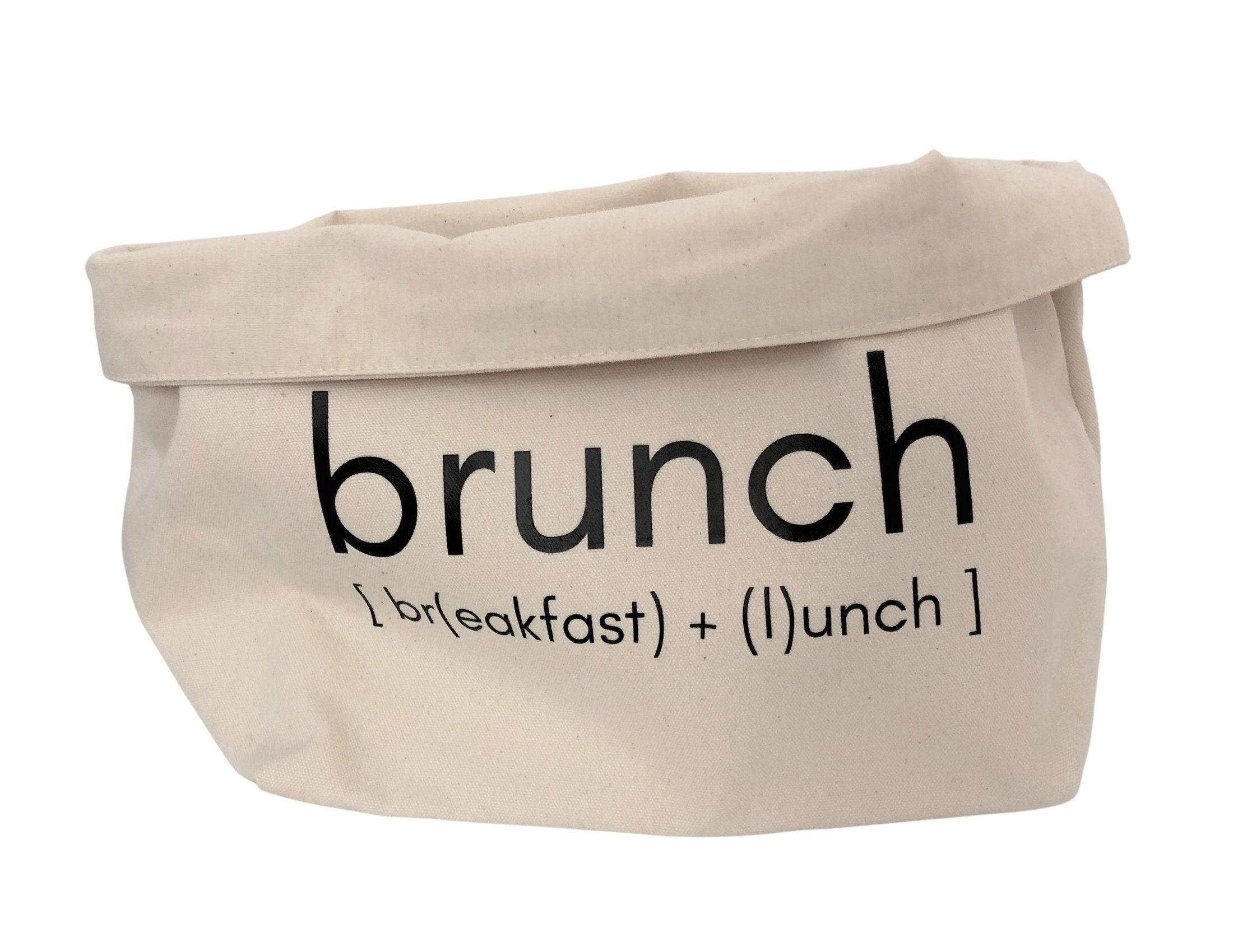 Utensilo | Stoffkorb natur | Brotkorb | "BRUNCH" - Roo's Gift Shop