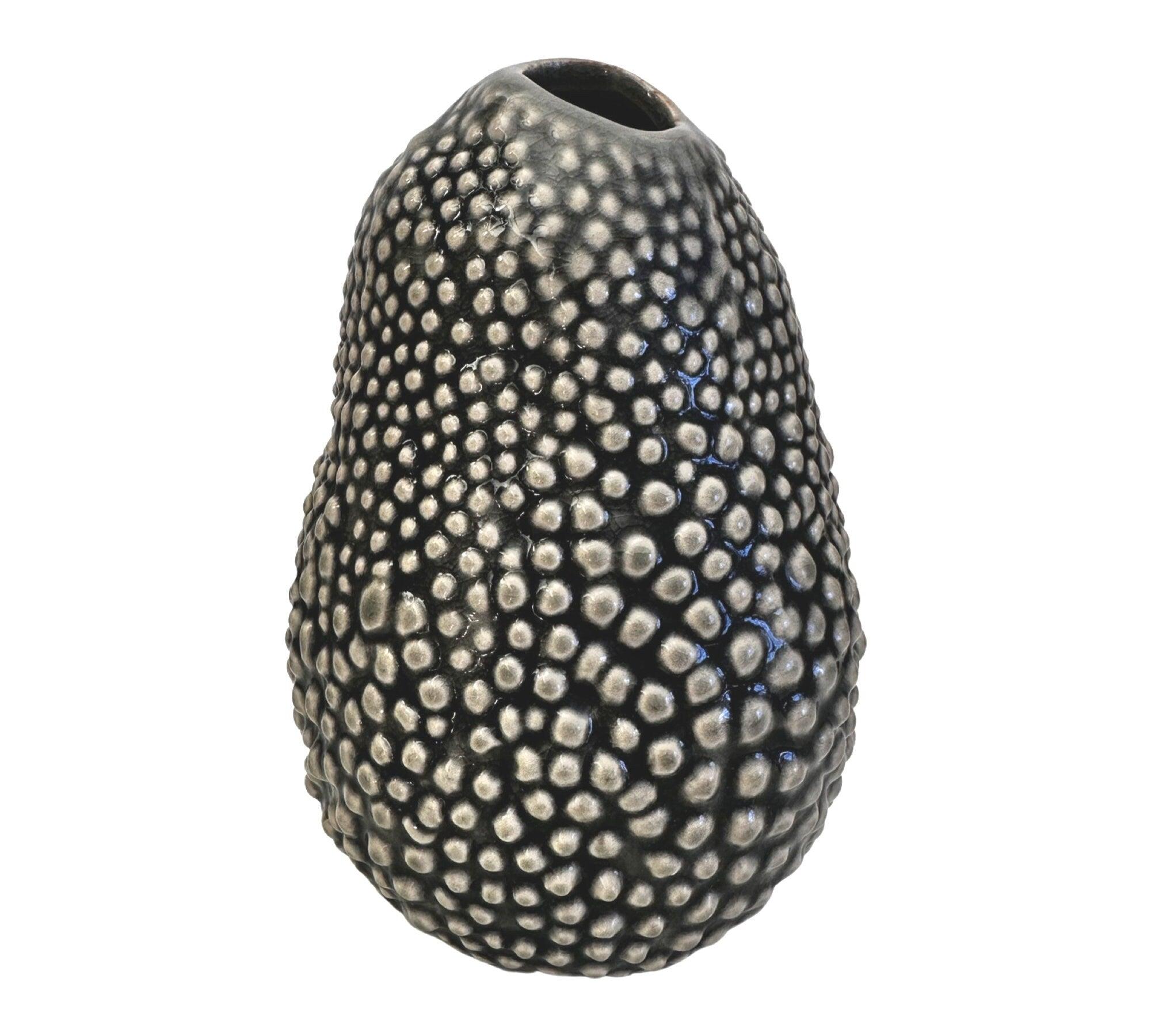 Vase Keramik | organische Form | Objekt | braun - Roo's Gift Shop