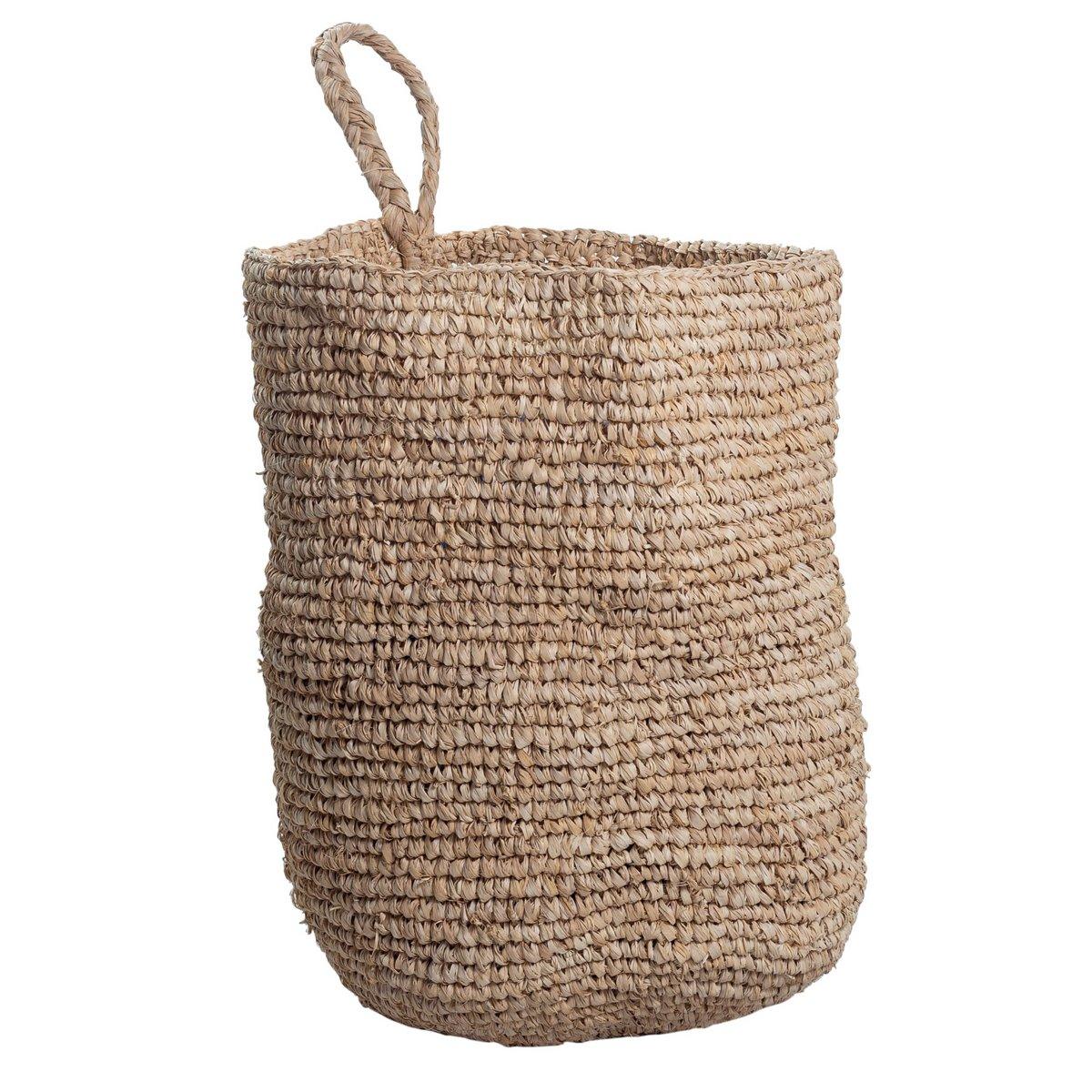 Wandkorb UTARA | Hängender Aufbewahrungskorb aus Bast - Roo's Gift Shop